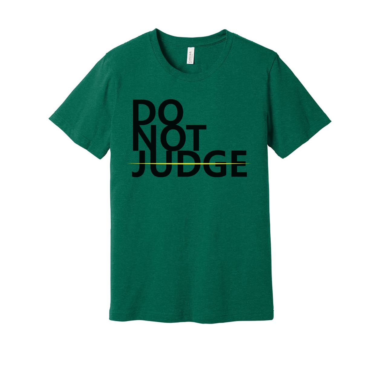 Unisex Do Not Judge Graphic Tee Short Sleeve Casual Shirt For Everyday Wear Soft Comfortable Fit
