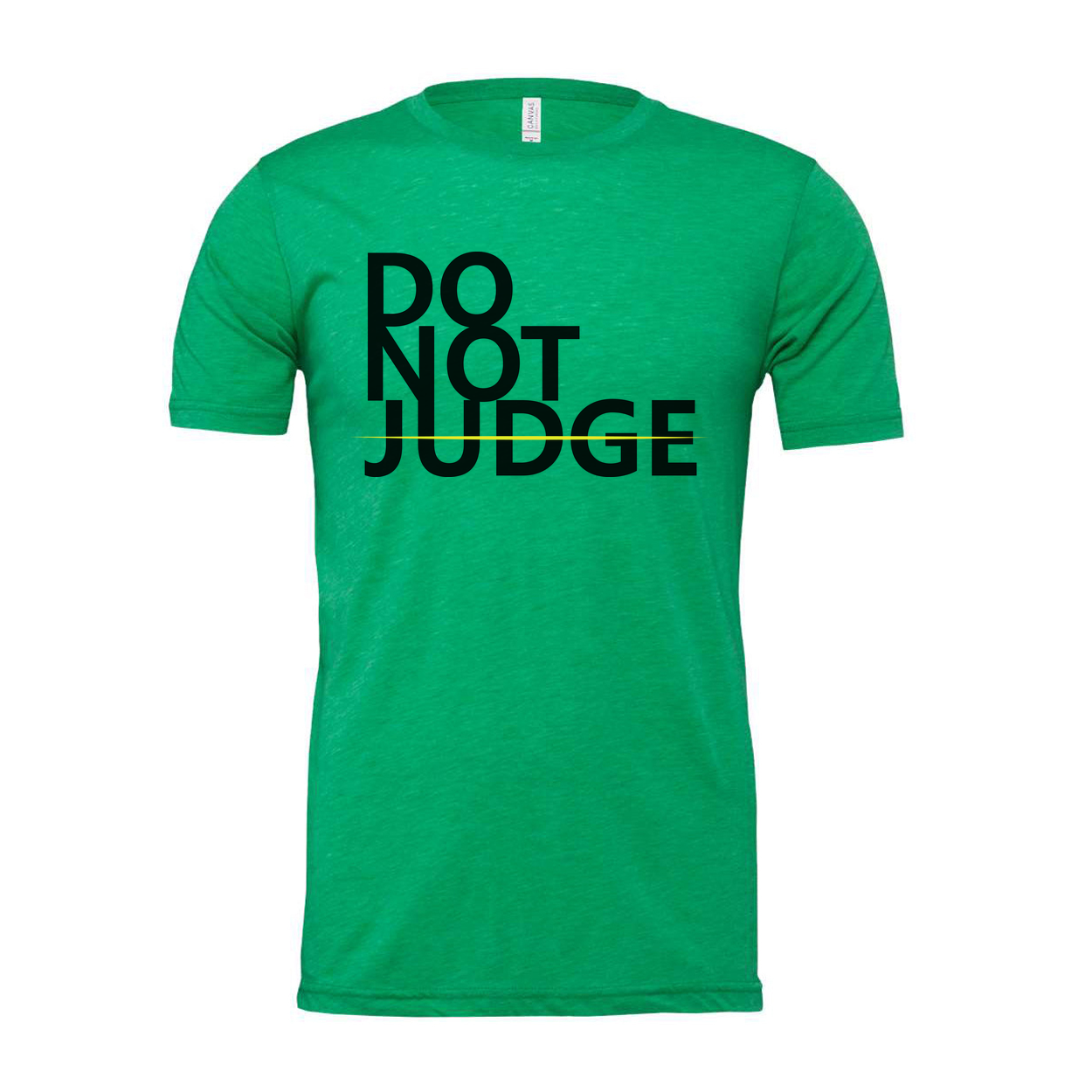 Unisex Do Not Judge Graphic Tee Short Sleeve Casual Shirt For Everyday Wear Soft Comfortable Fit
