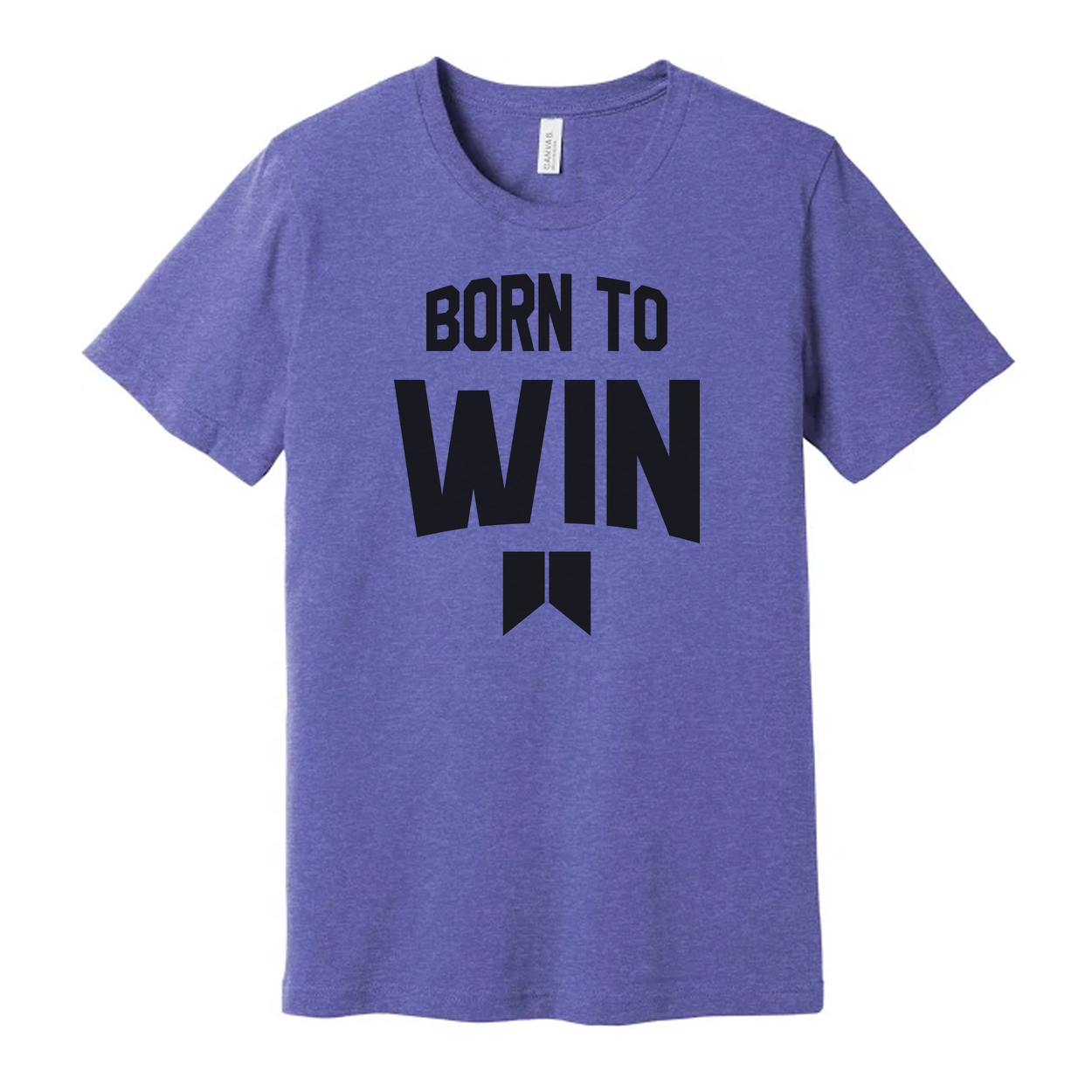 Born To Win Christian Unisex T Shirt With Bold Typography Graphic For Faith Inspired Apparel