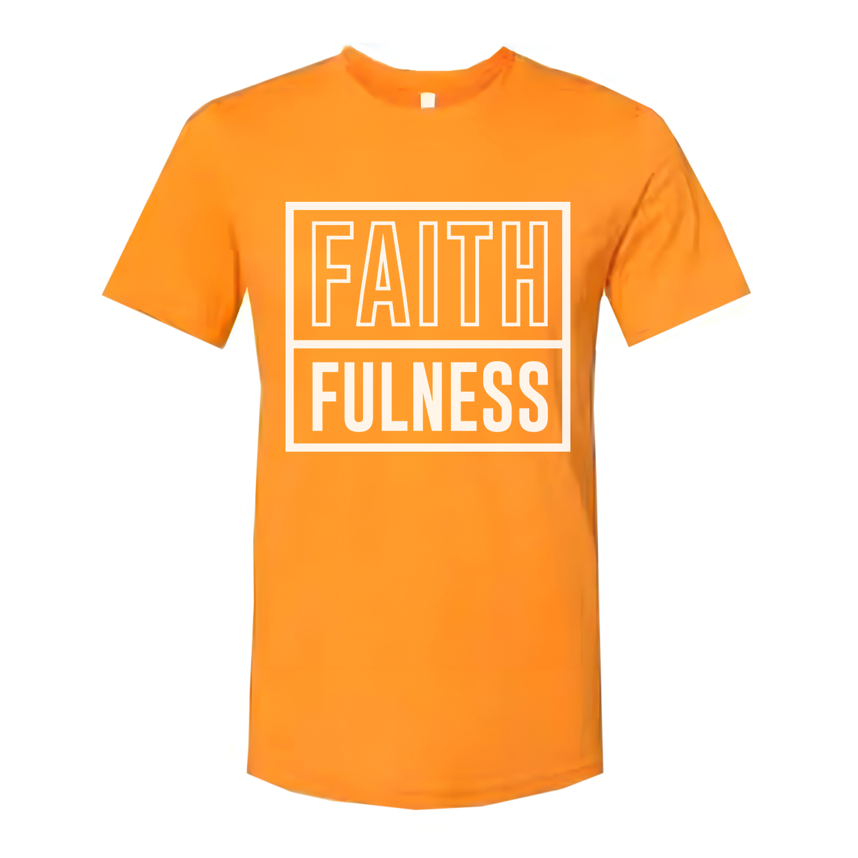 Christian Faithfulness Graphic T Shirt For Unisex Adults With Bold Boxed Design Edition
