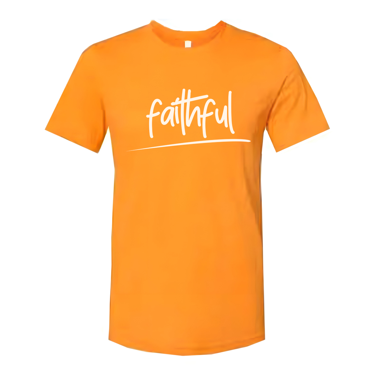 Faithful Christian Unisex T Shirt With Script Logo Design For Everyday Wear And Inspire Faith