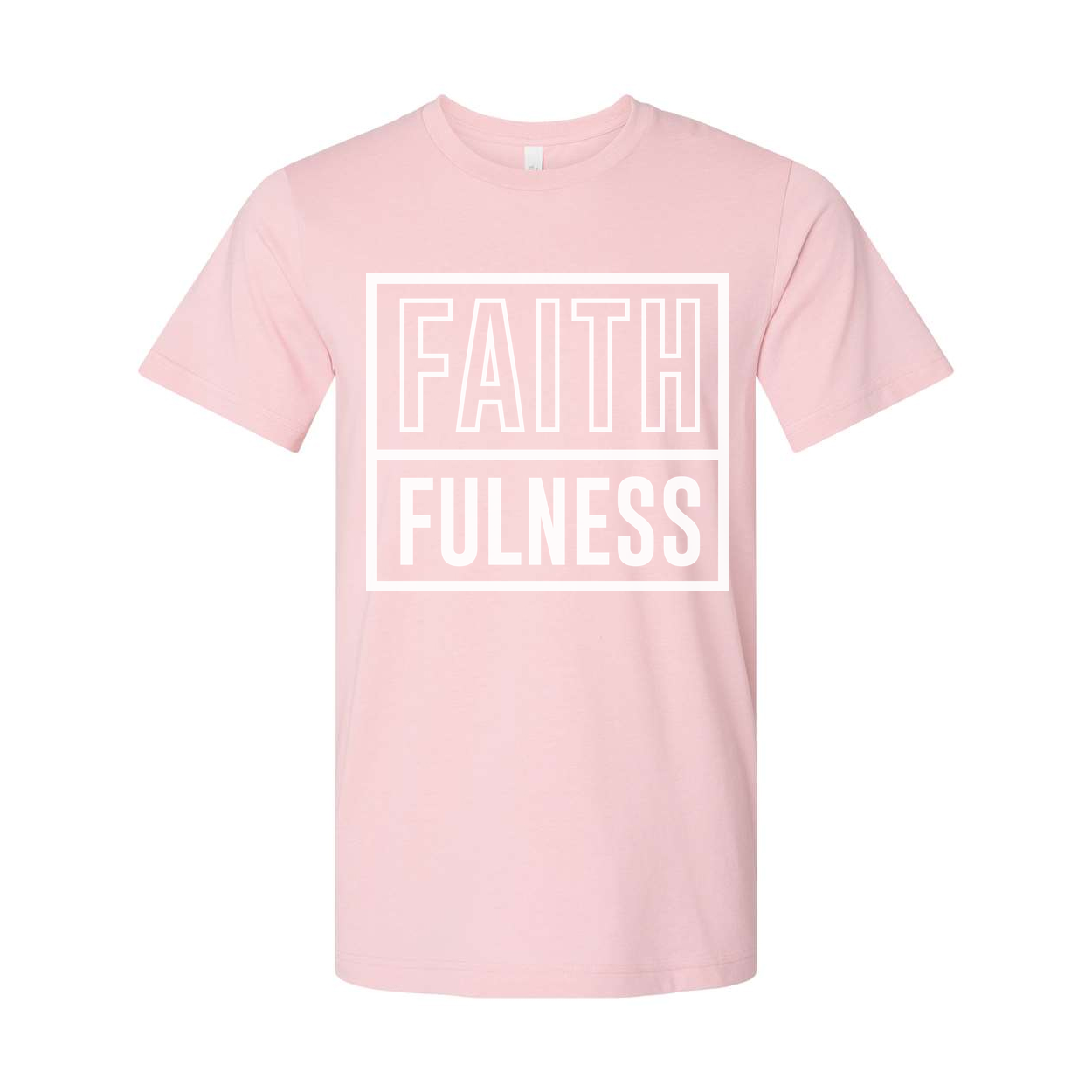 Christian Faithfulness Graphic T Shirt For Unisex Adults With Bold Boxed Design Edition