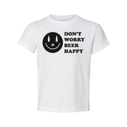 Don't Worry Beer Happy Graphic Tee For Unisex Wear Comfortable Short Sleeve Shirt