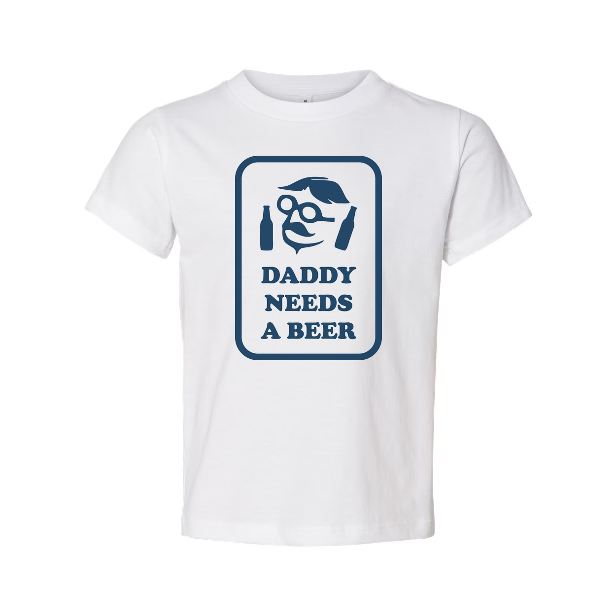 Daddy Needs A Beer Graphic T Shirt Unisex Casual Short Sleeve Tee For Everyday Casual Wear