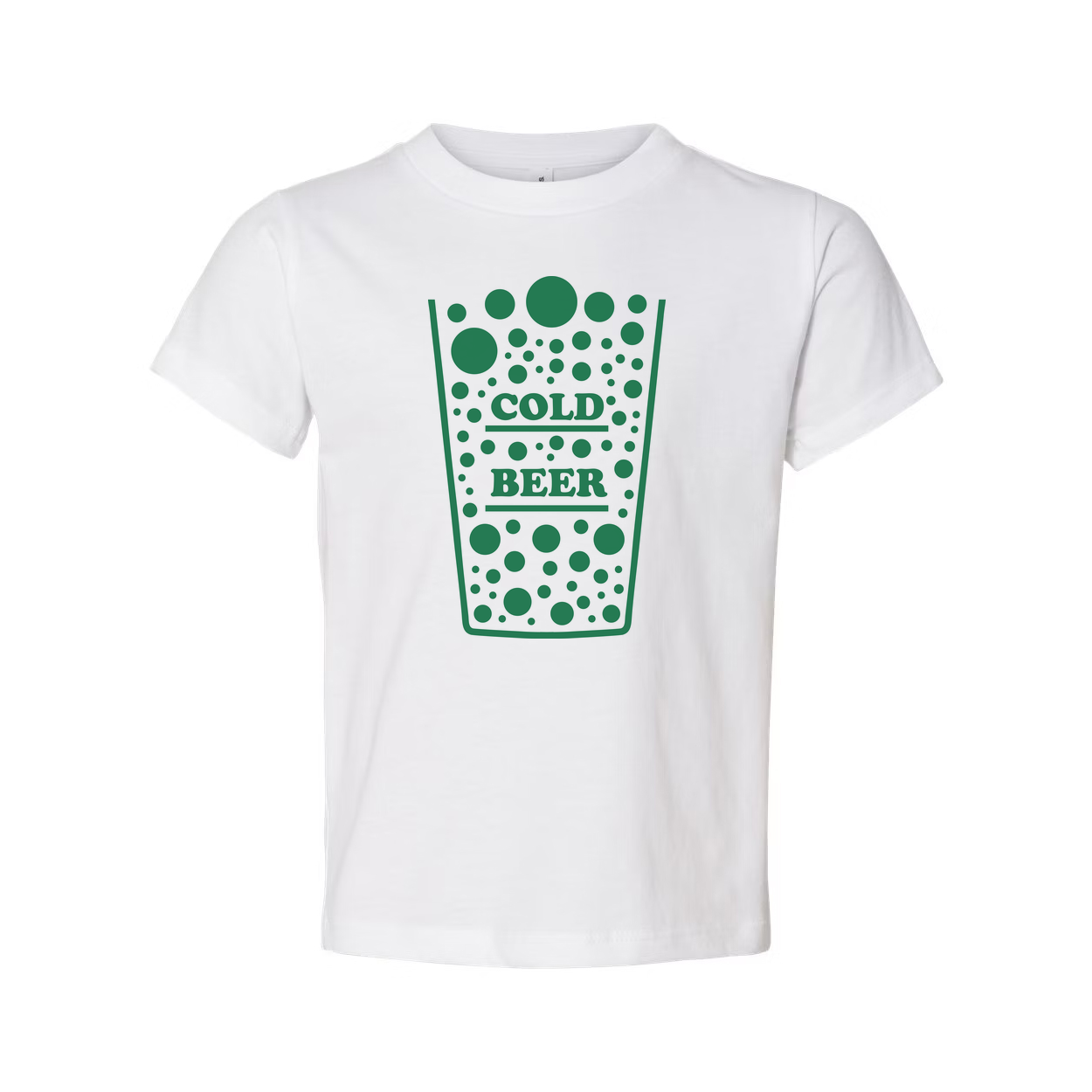 Unisex T Shirt With Cold Beer Graphic