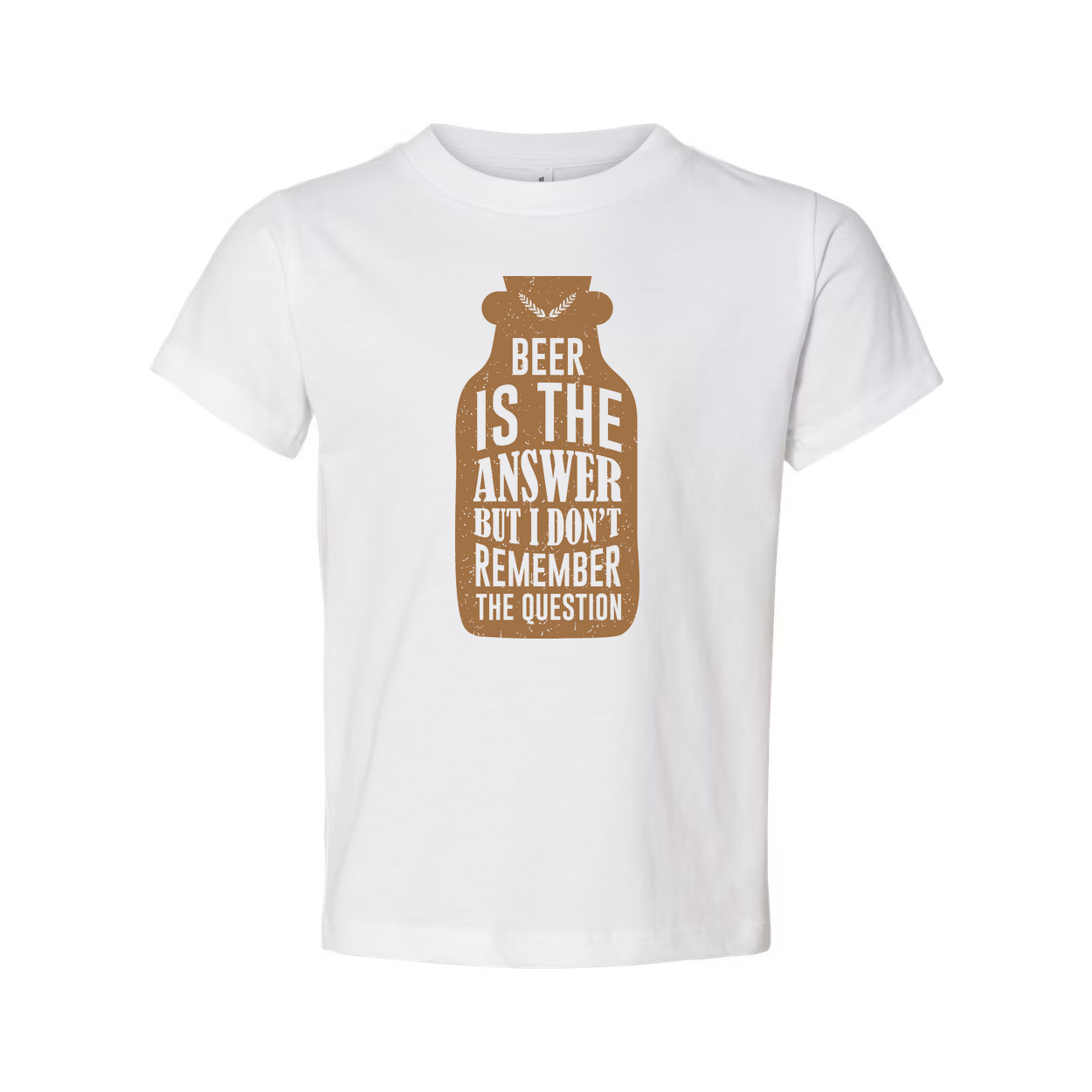 Beer Is The Answer But I Don't Remember The Question Unisex Graphic Tee Casual Fit
