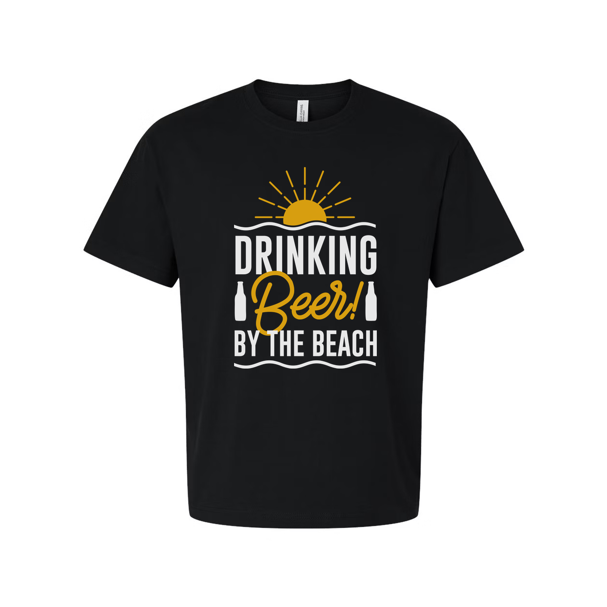 Drinking Beer By The Beach Graphic Tee