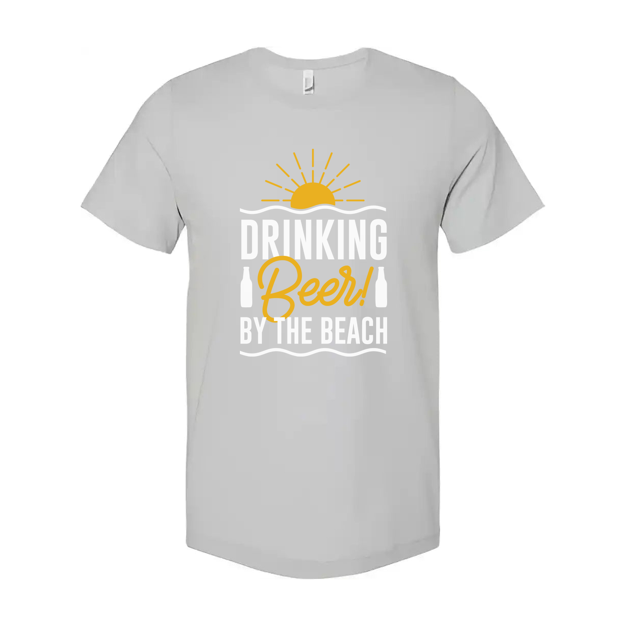 Drinking Beer By The Beach Graphic Tee