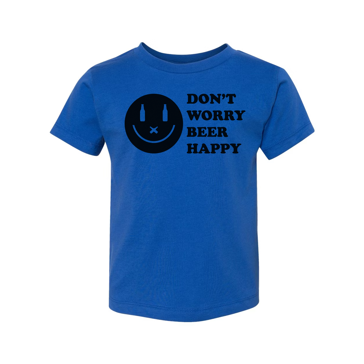 Don't Worry Beer Happy Graphic Tee For Unisex Wear Comfortable Short Sleeve Shirt