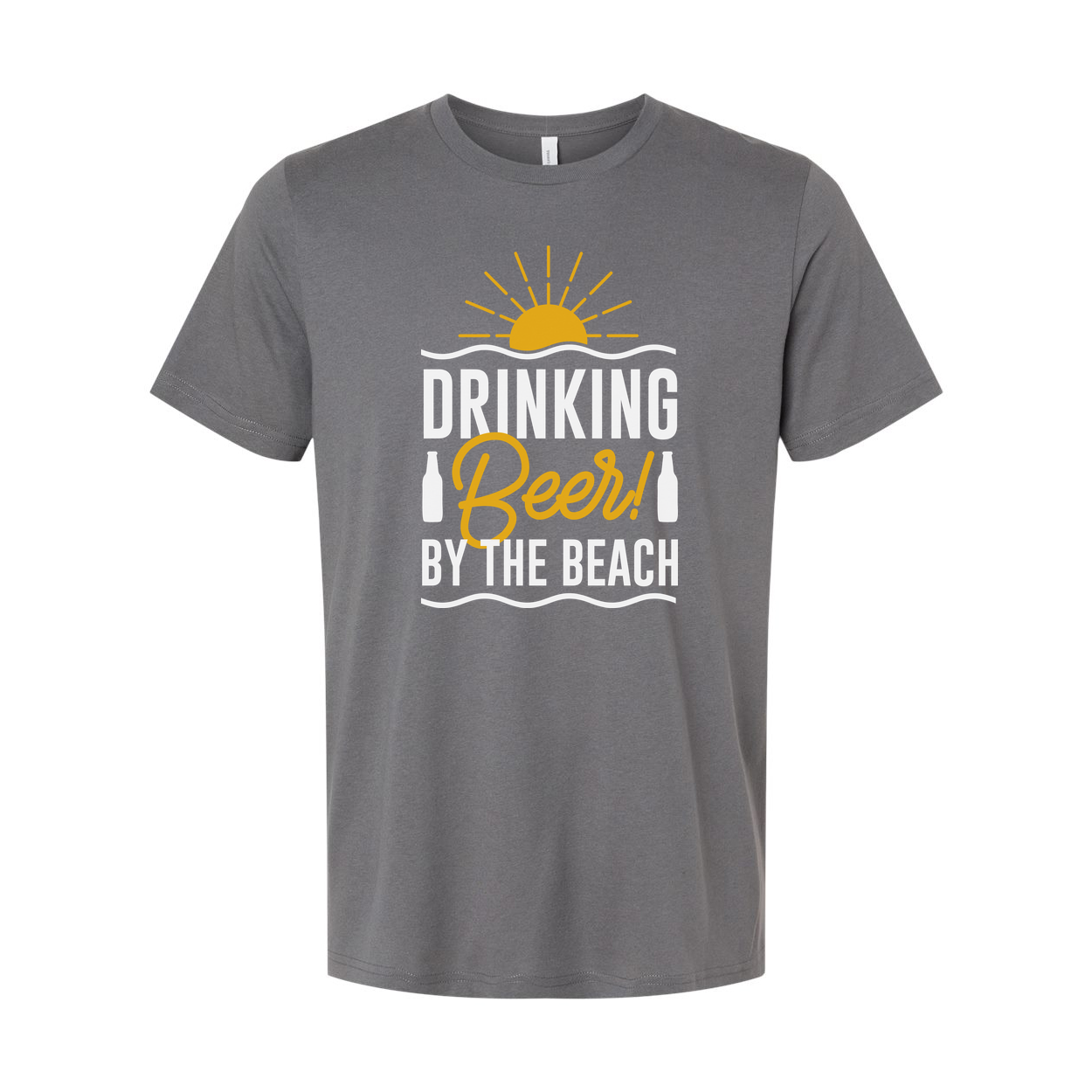 Drinking Beer By The Beach Graphic Tee
