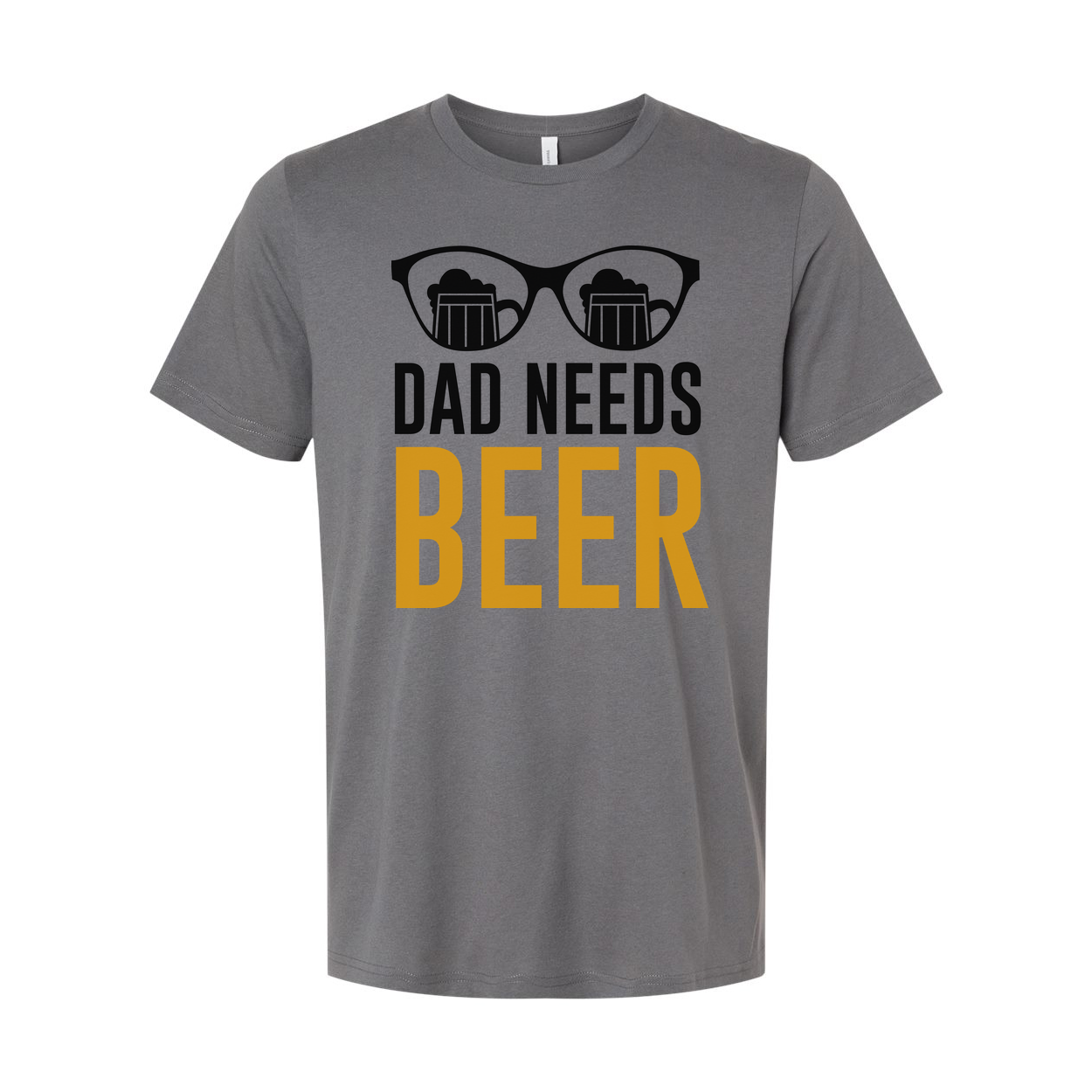 Dad Needs Beer Graphic Unisex T Shirt
