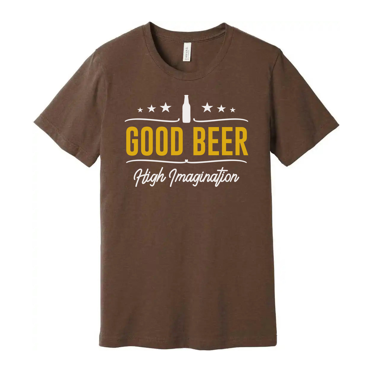 Good Beer Unisex T Shirt With High Imagination Graphic