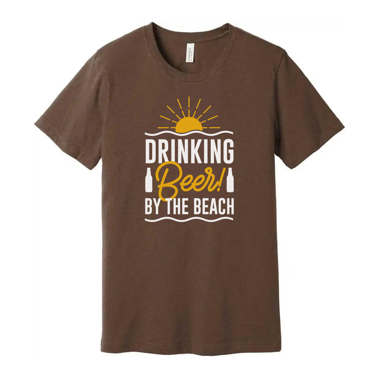 Drinking Beer By The Beach Graphic Tee