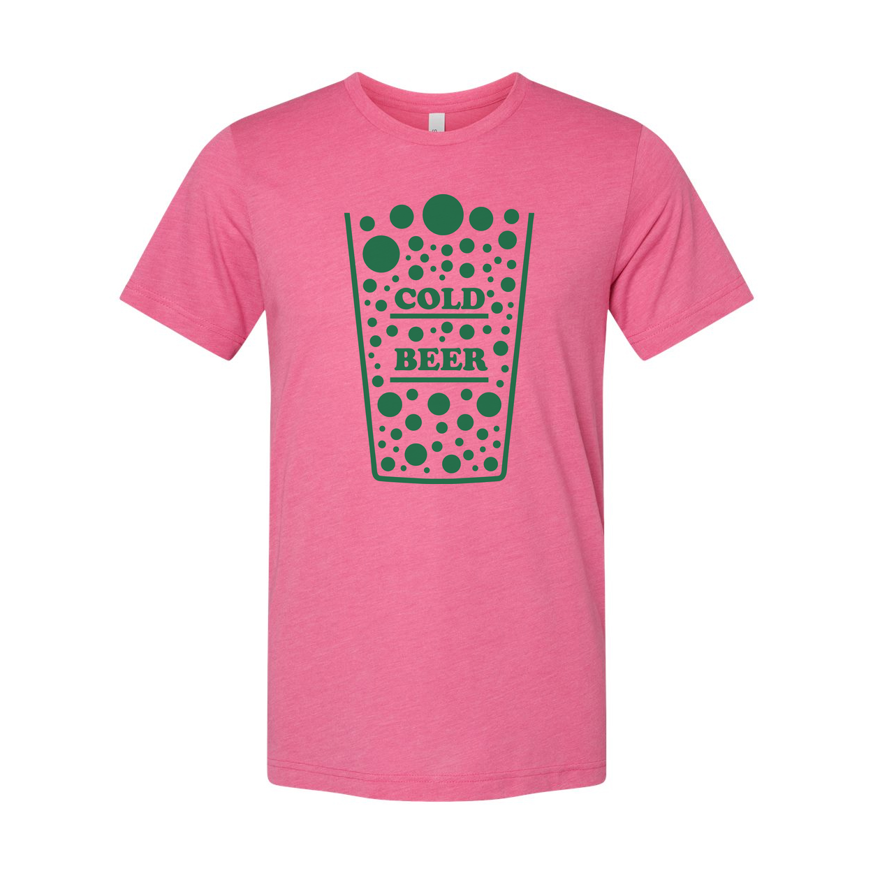 Unisex T Shirt With Cold Beer Graphic