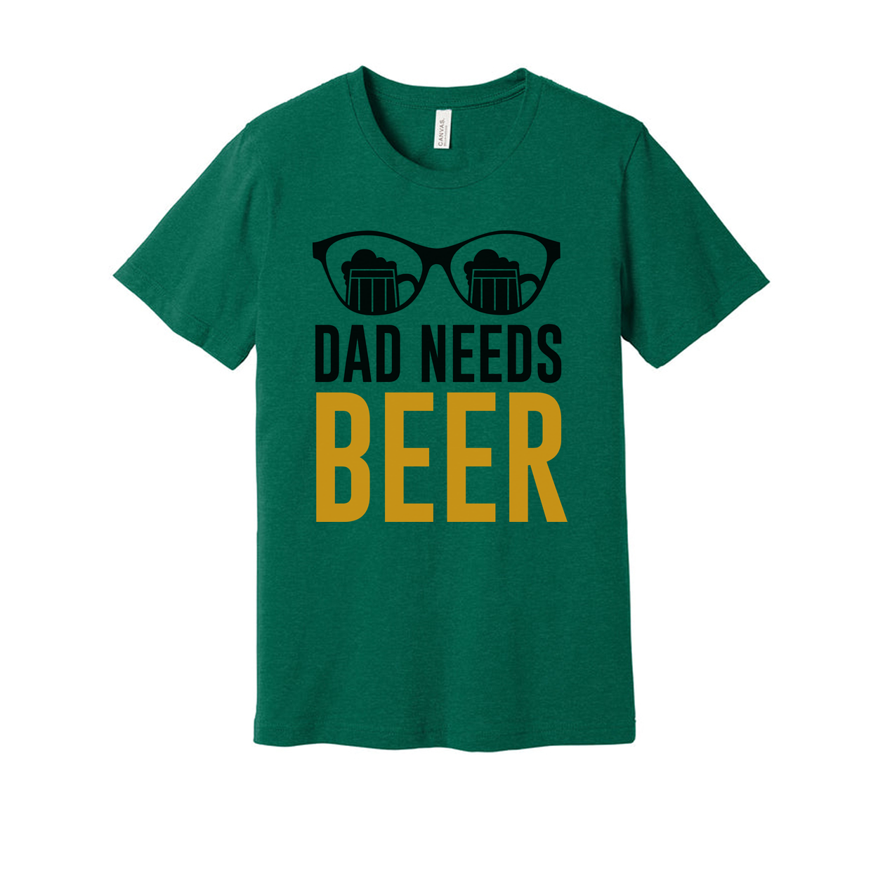Dad Needs Beer Graphic Unisex T Shirt