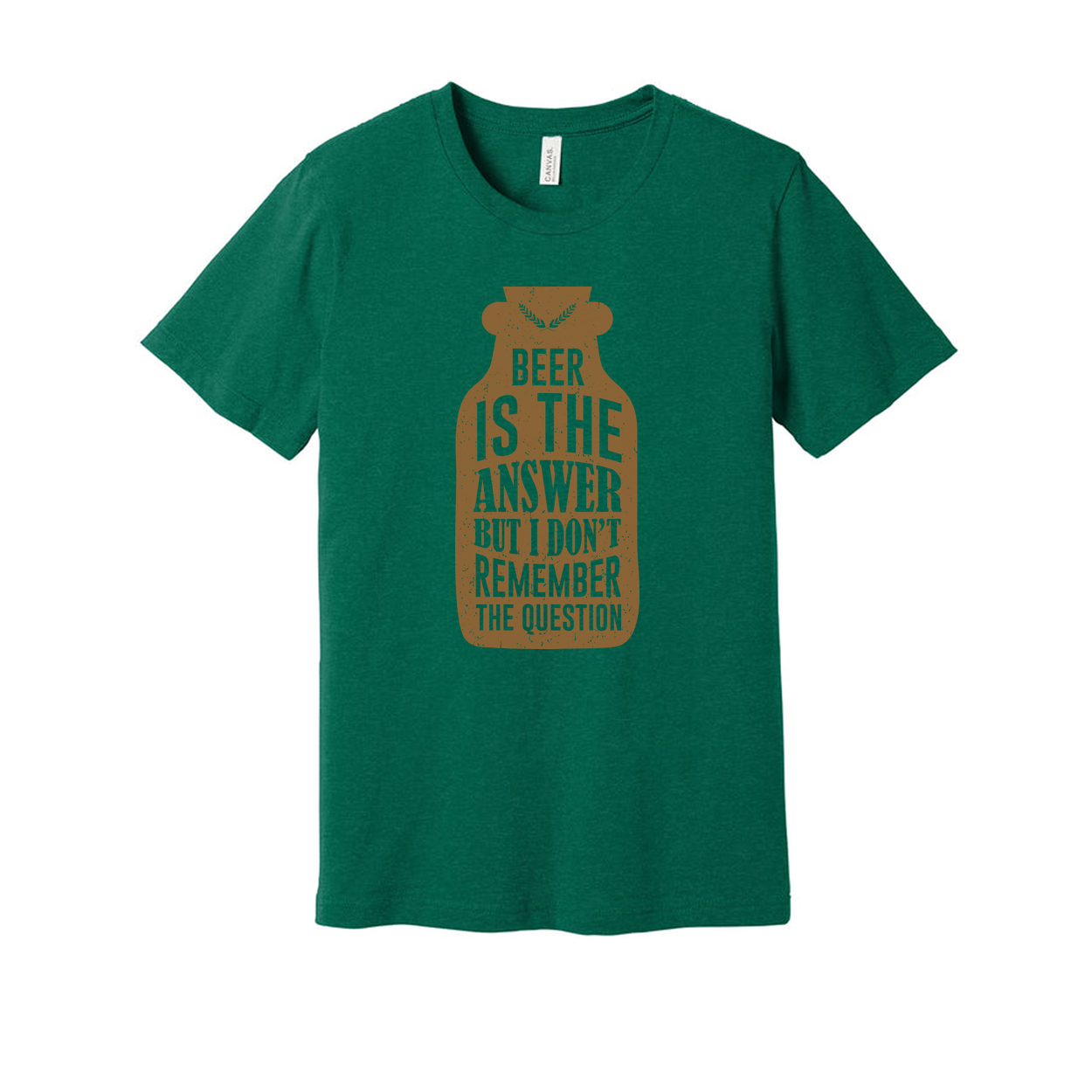 Beer Is The Answer But I Don't Remember The Question Unisex Graphic Tee Casual Fit