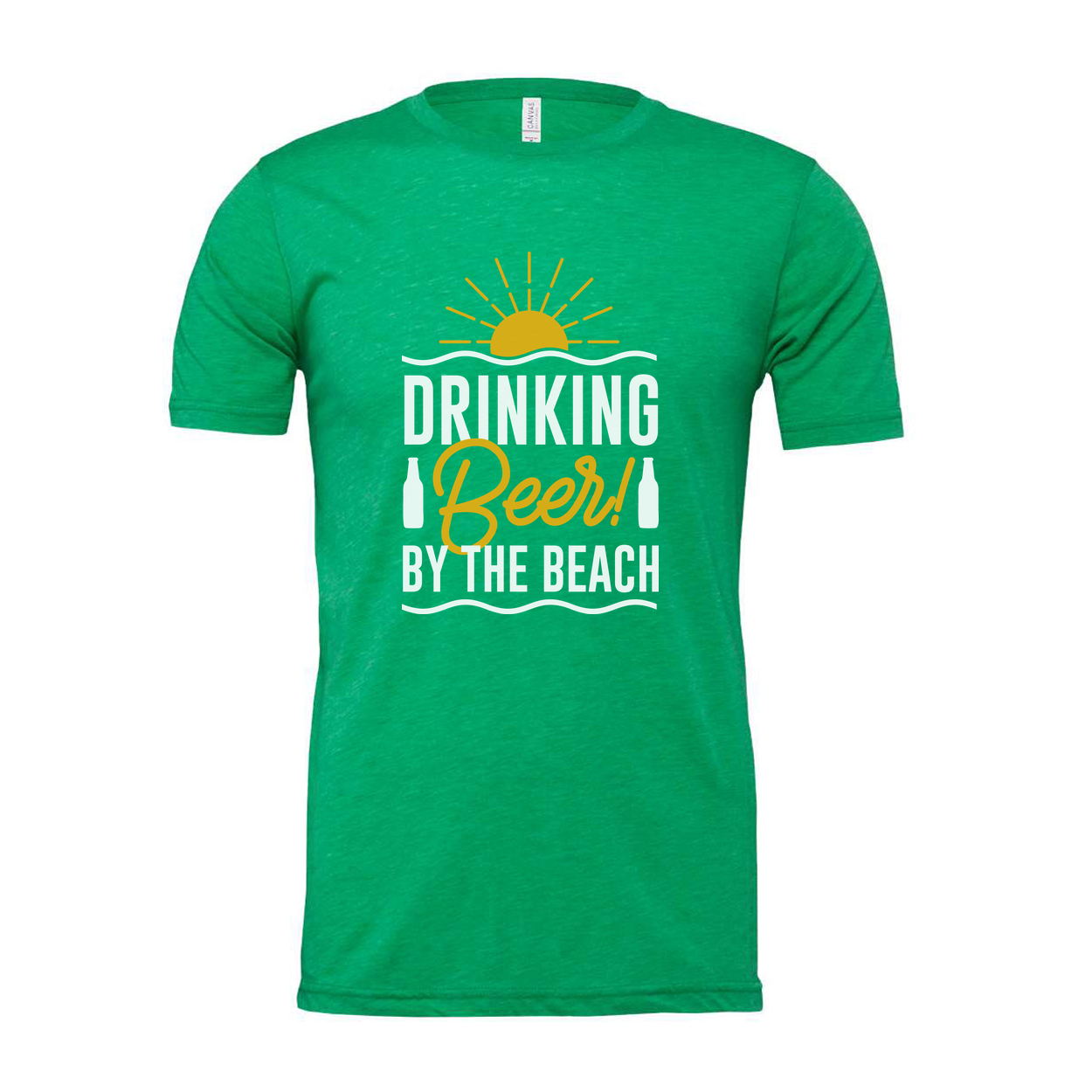 Drinking Beer By The Beach Graphic Tee