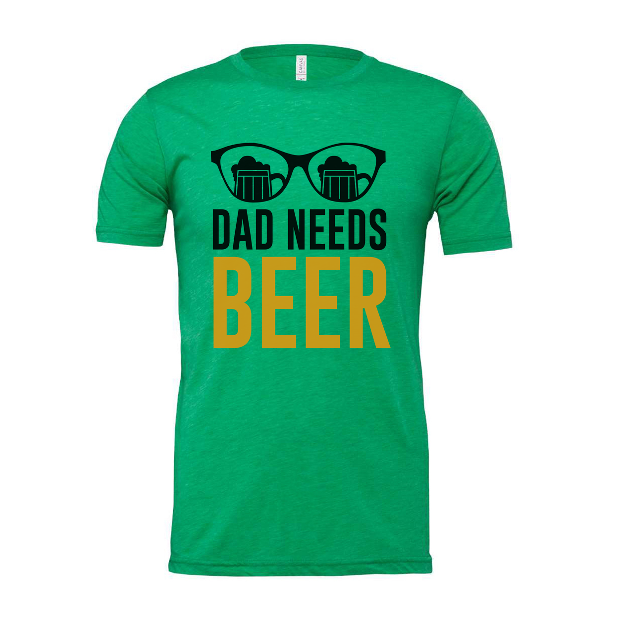 Dad Needs Beer Graphic Unisex T Shirt