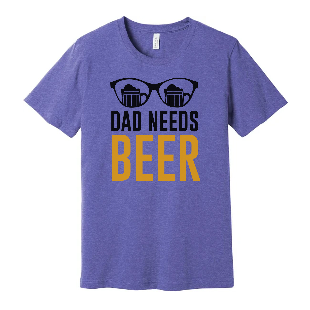 Dad Needs Beer Graphic Unisex T Shirt