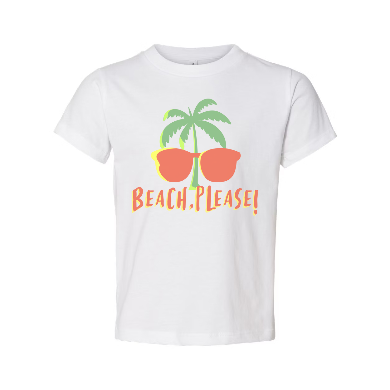 Beach Please Palm Tree Sunglasses Unisex Tee