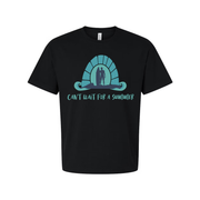 Unisex Surfing Graphic T Shirt With Wave Sunrise Design Can't Wait for a Summer Beachwear Essential
