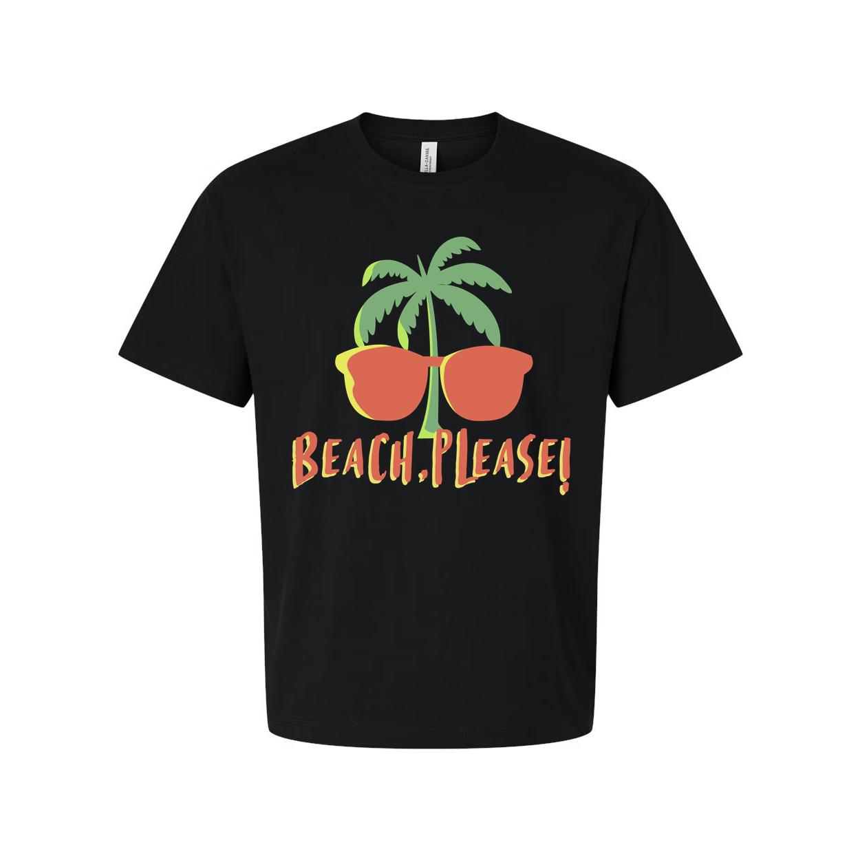 Beach Please Palm Tree Sunglasses Unisex Tee