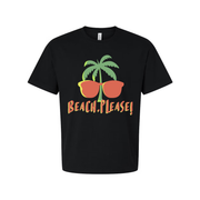Beach Please Palm Tree Sunglasses Unisex Tee