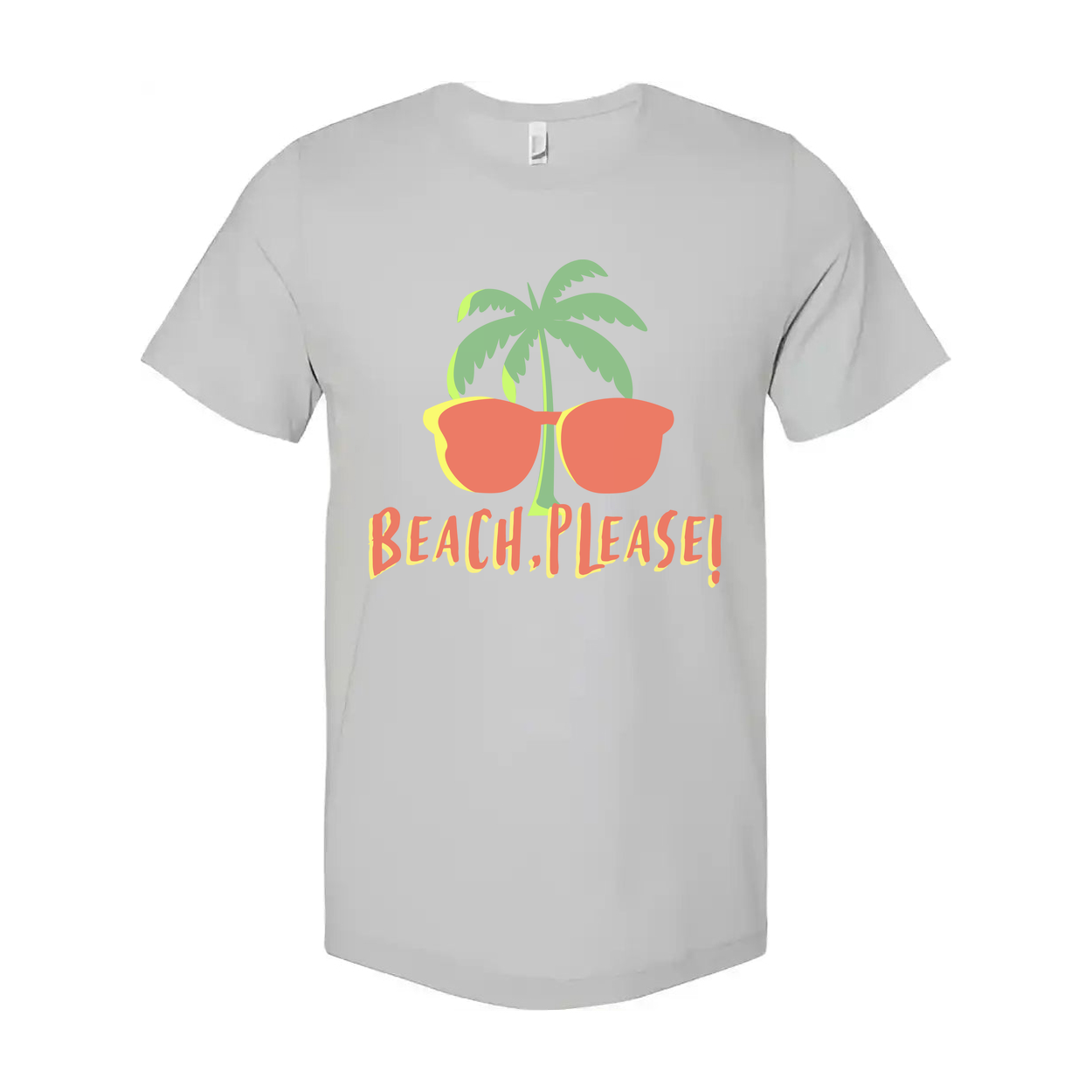 Beach Please Palm Tree Sunglasses Unisex Tee