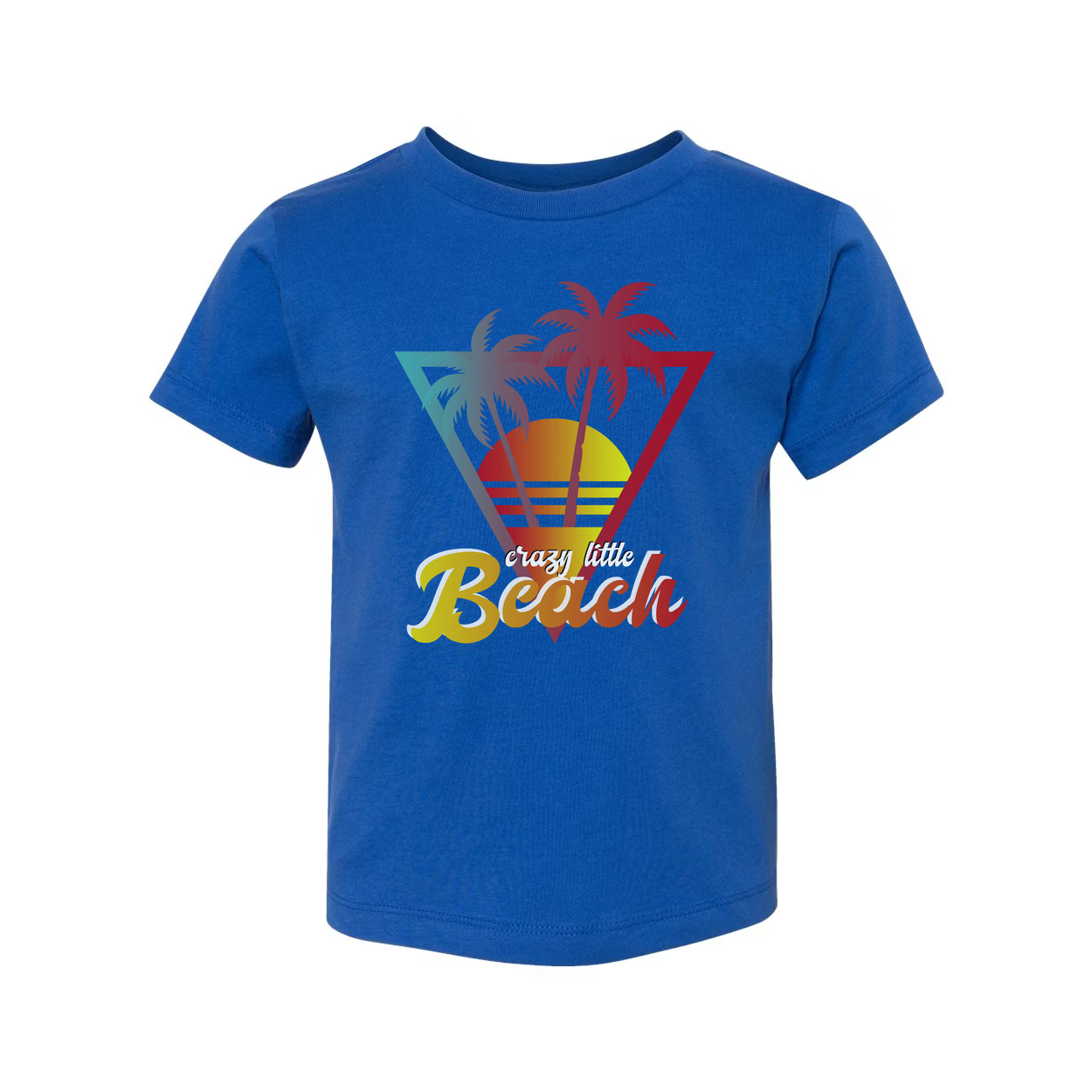 Unisex Surfing Palm Tree Sunset Graphic T Shirt With Beach Scene Artwork In Vivid Colors