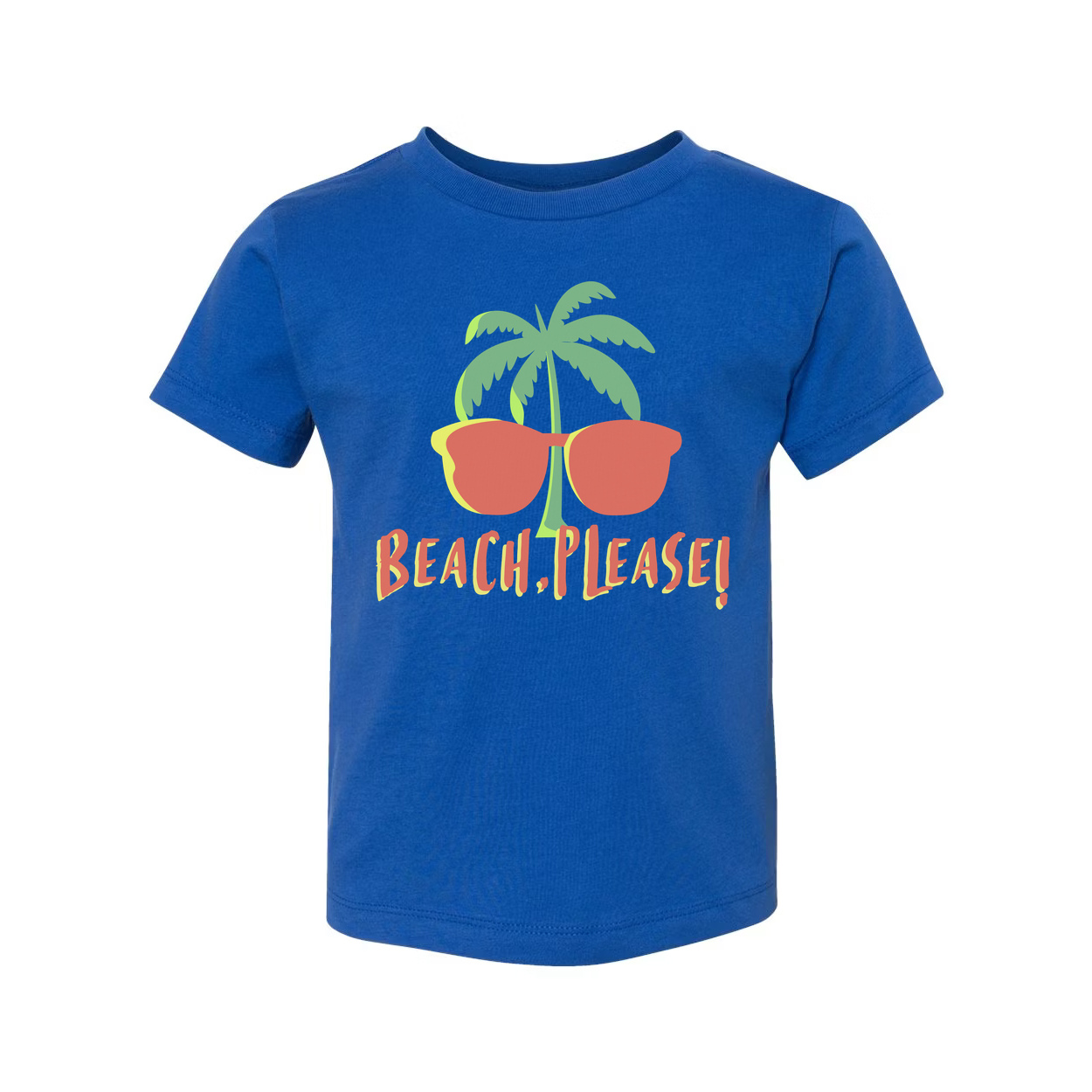 Beach Please Palm Tree Sunglasses Unisex Tee