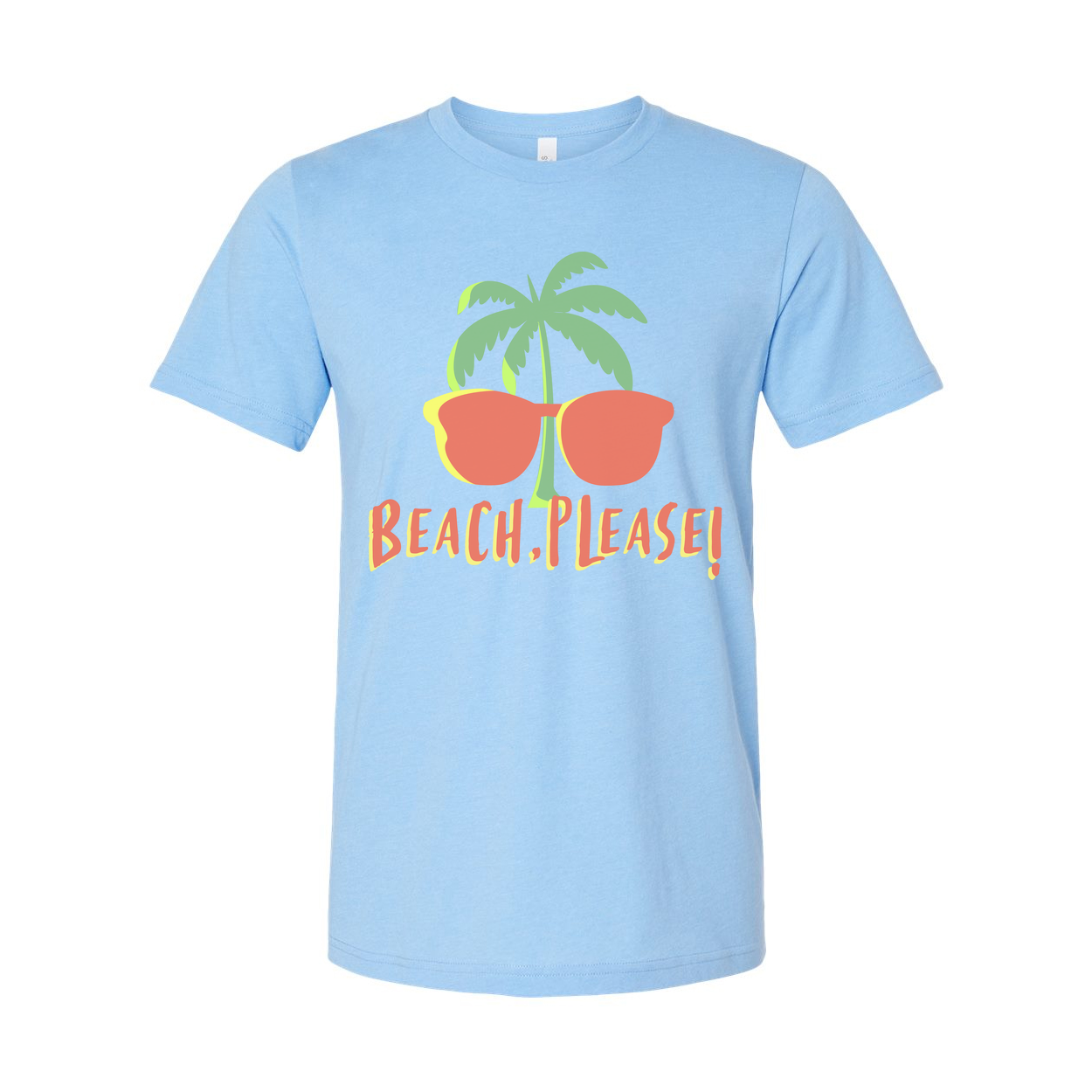 Beach Please Palm Tree Sunglasses Unisex Tee