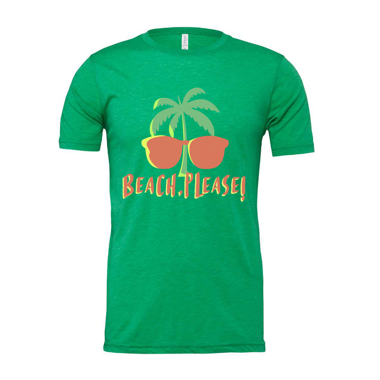 Beach Please Palm Tree Sunglasses Unisex Tee