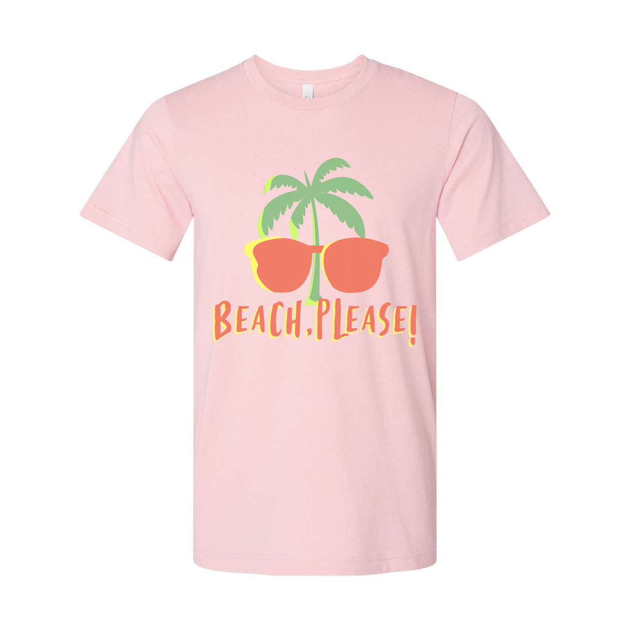 Beach Please Palm Tree Sunglasses Unisex Tee