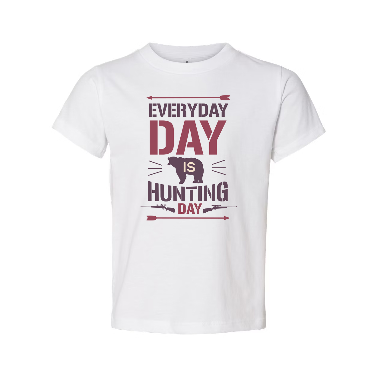 Everyday Day Is Hunting Day Bear Graphic Unisex Hunting T Shirt For Outdoors Enthusiasts