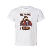 An Animal Professional Hunter Graphic T Shirt For Outdoor Enthusiasts And Hunting Fans