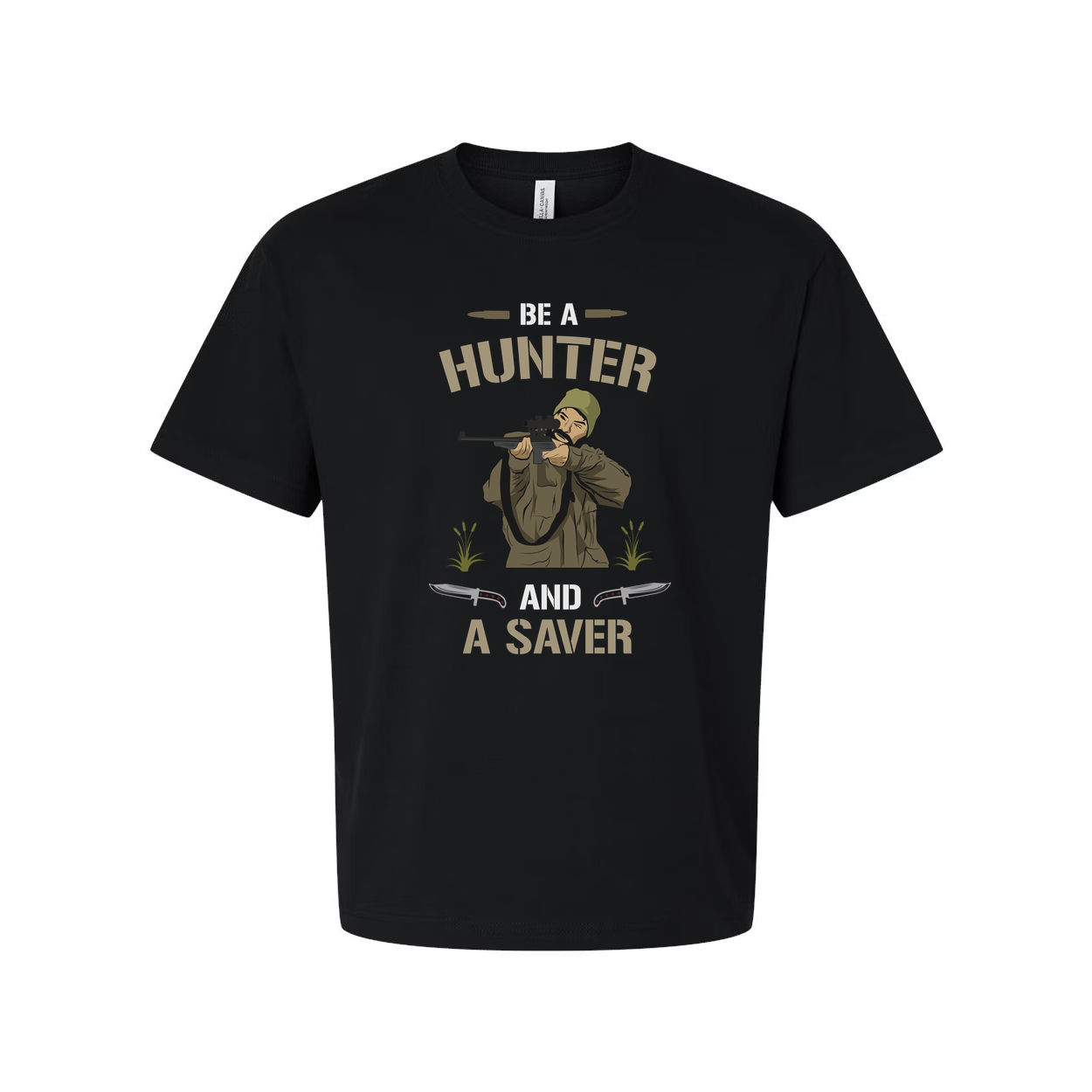 Be a Hunter and a Saver Graphic T Shirt for Outdoor Adventure Enthusiasts and Collectors