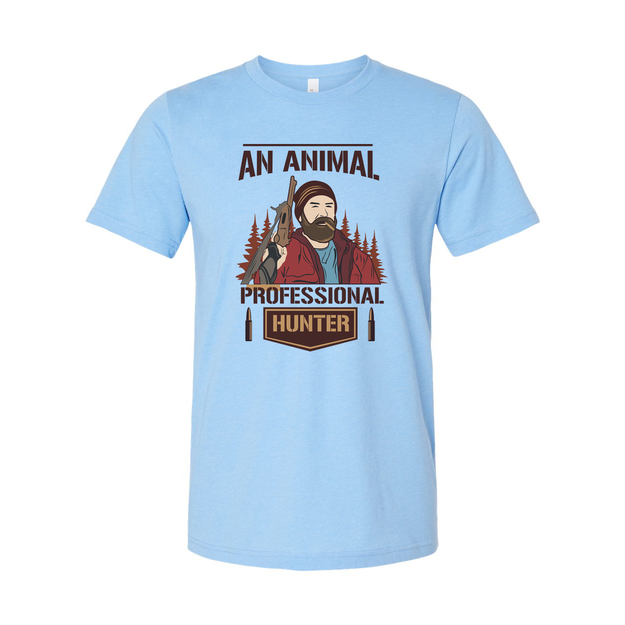 An Animal Professional Hunter Graphic T Shirt For Outdoor Enthusiasts And Hunting Fans