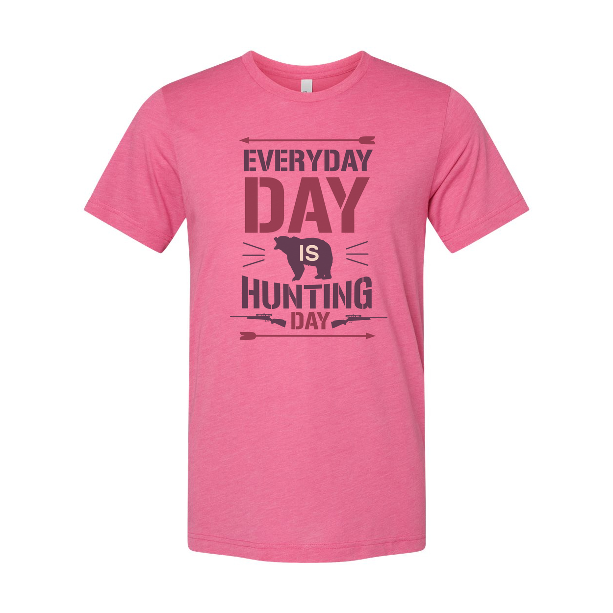 Everyday Day Is Hunting Day Bear Graphic Unisex Hunting T Shirt For Outdoors Enthusiasts