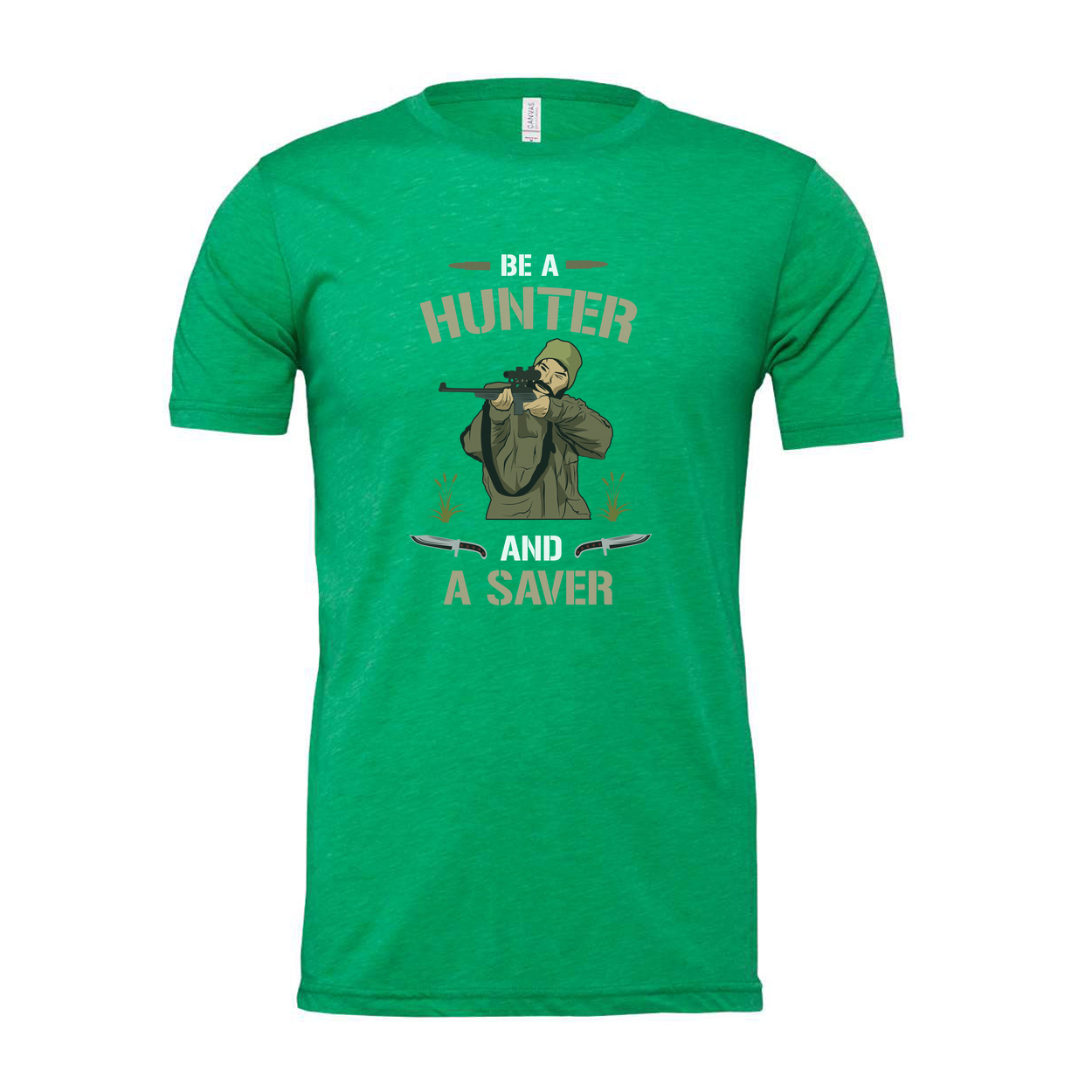 Be a Hunter and a Saver Graphic T Shirt for Outdoor Adventure Enthusiasts and Collectors