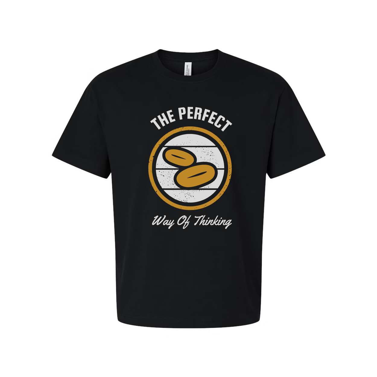 Unisex Gardening Themed Graphic Tee With Circular Seed Icon And The Perfect Way Of Thinking Message