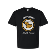 Unisex Gardening Themed Graphic Tee With Circular Seed Icon And The Perfect Way Of Thinking Message