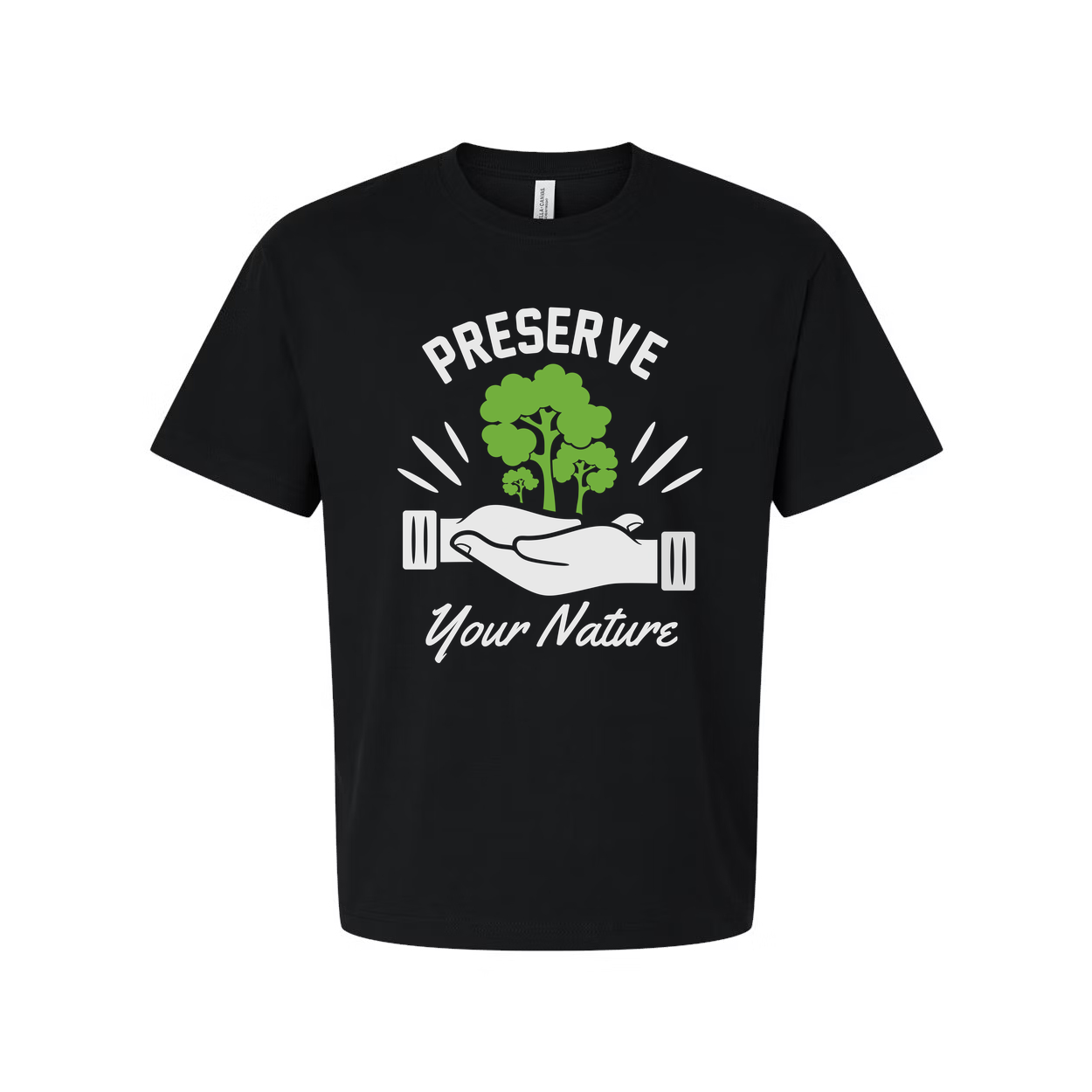 Preserve Your Nature Gardening T Shirt For Unisex Fit With Tree And Plant Design