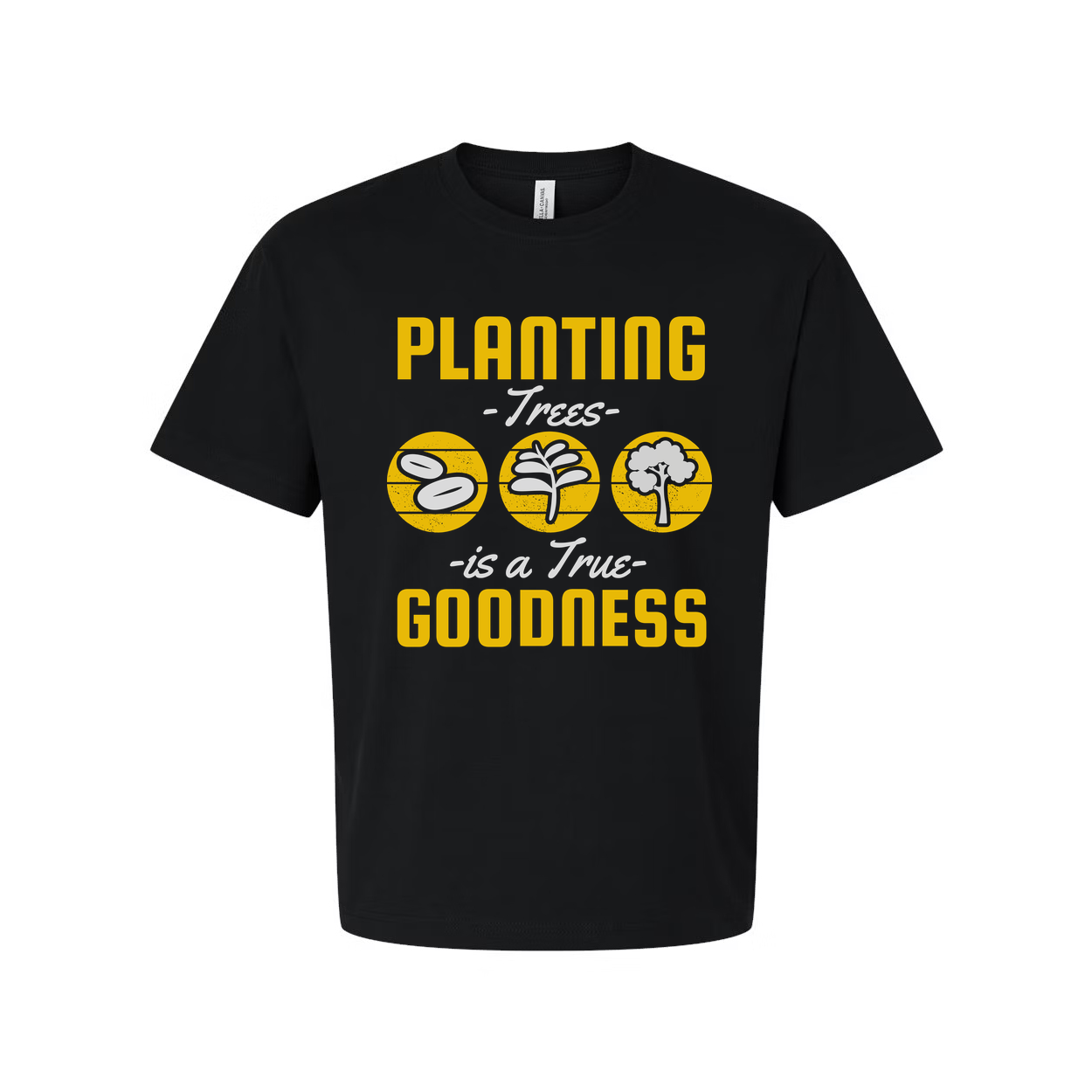 Planting Goodness Graphic Tee For Gardeners Unisex Short Sleeve T Shirt With Nature Inspired Design