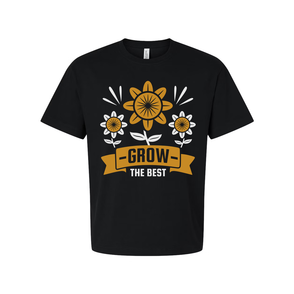 Sunflower Garden Graphic Tee With Grow The Best Banner For Garden Lovers Who Love Outdoor Work