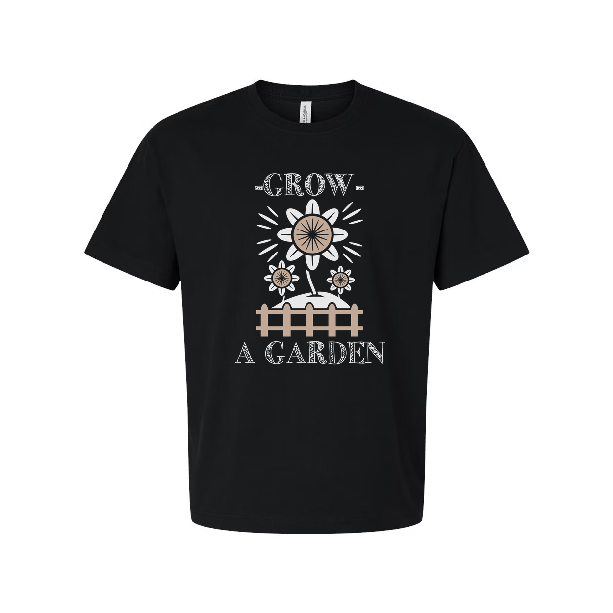 Grow A Garden Floral Sunflower Graphic T Shirt For Unisex Adults Garden Lovers Apparel