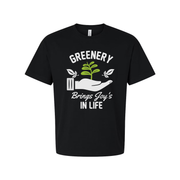 Greenery Gardening Graphic Unisex T Shirt With Plant In Hand Motif For Nature Lovers