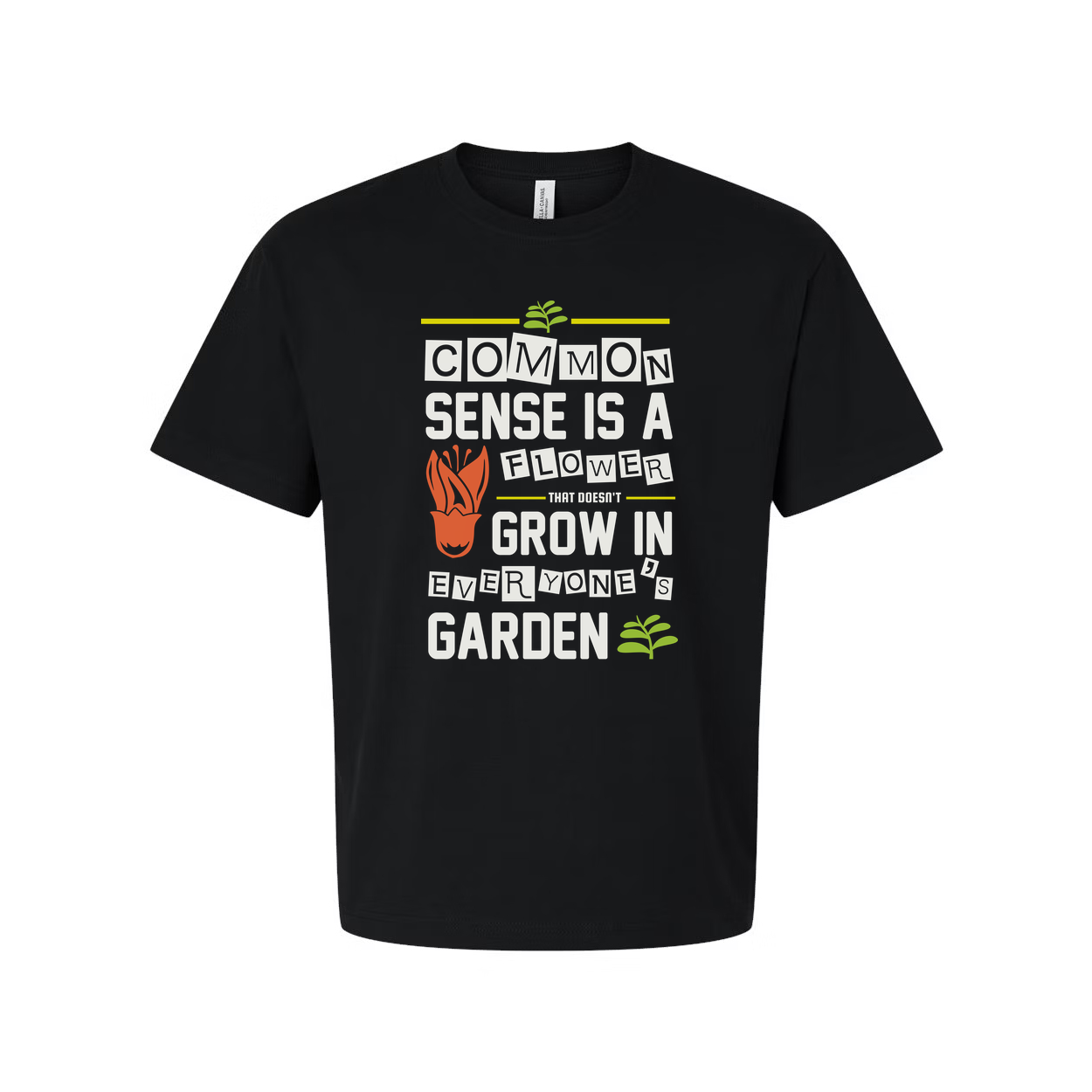 Unisex Gardening T-Shirt With Plant Graphic