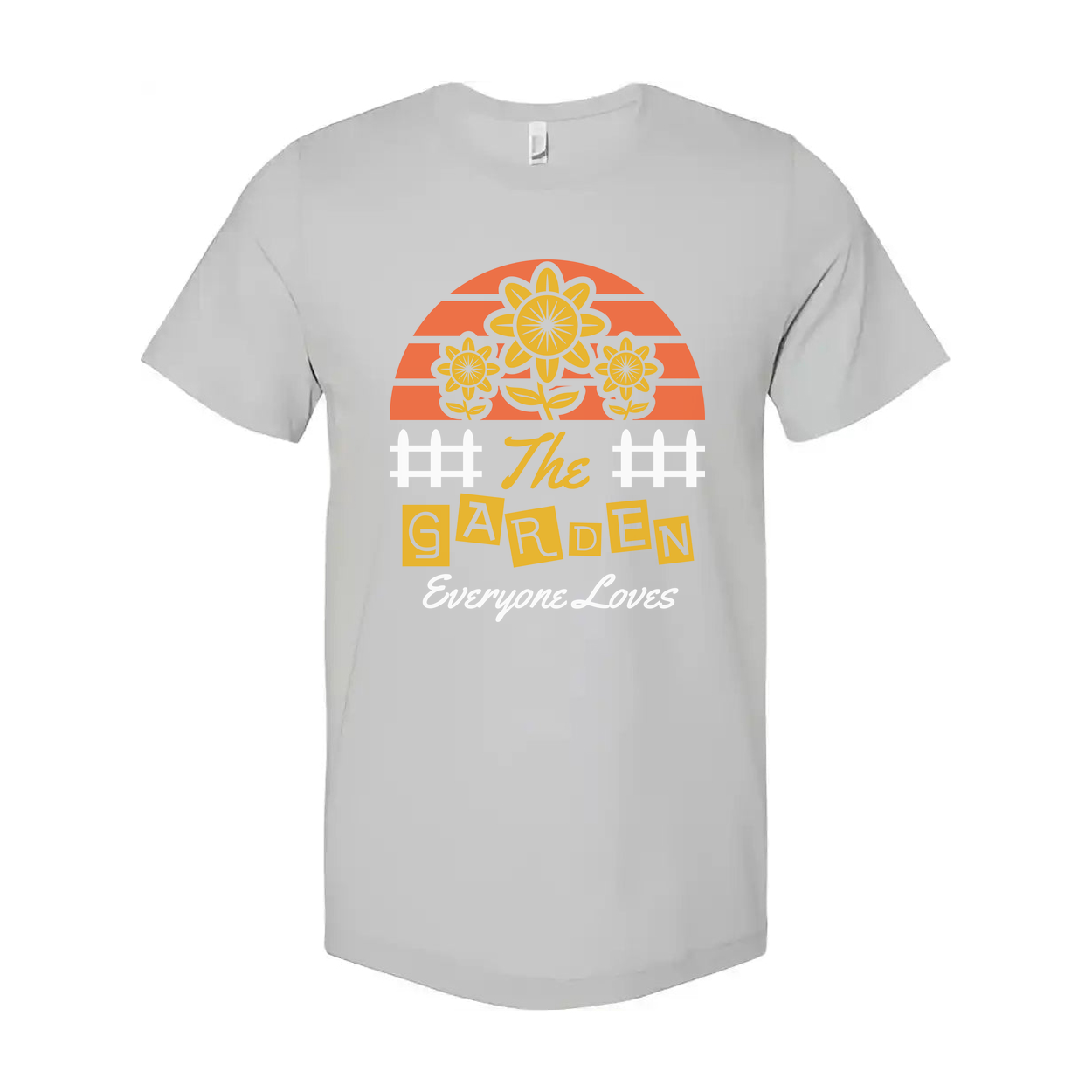 The Garden Everyone Loves Graphic Tee With Sunflower Arch Design For Garden Lovers Unisex T Shirt
