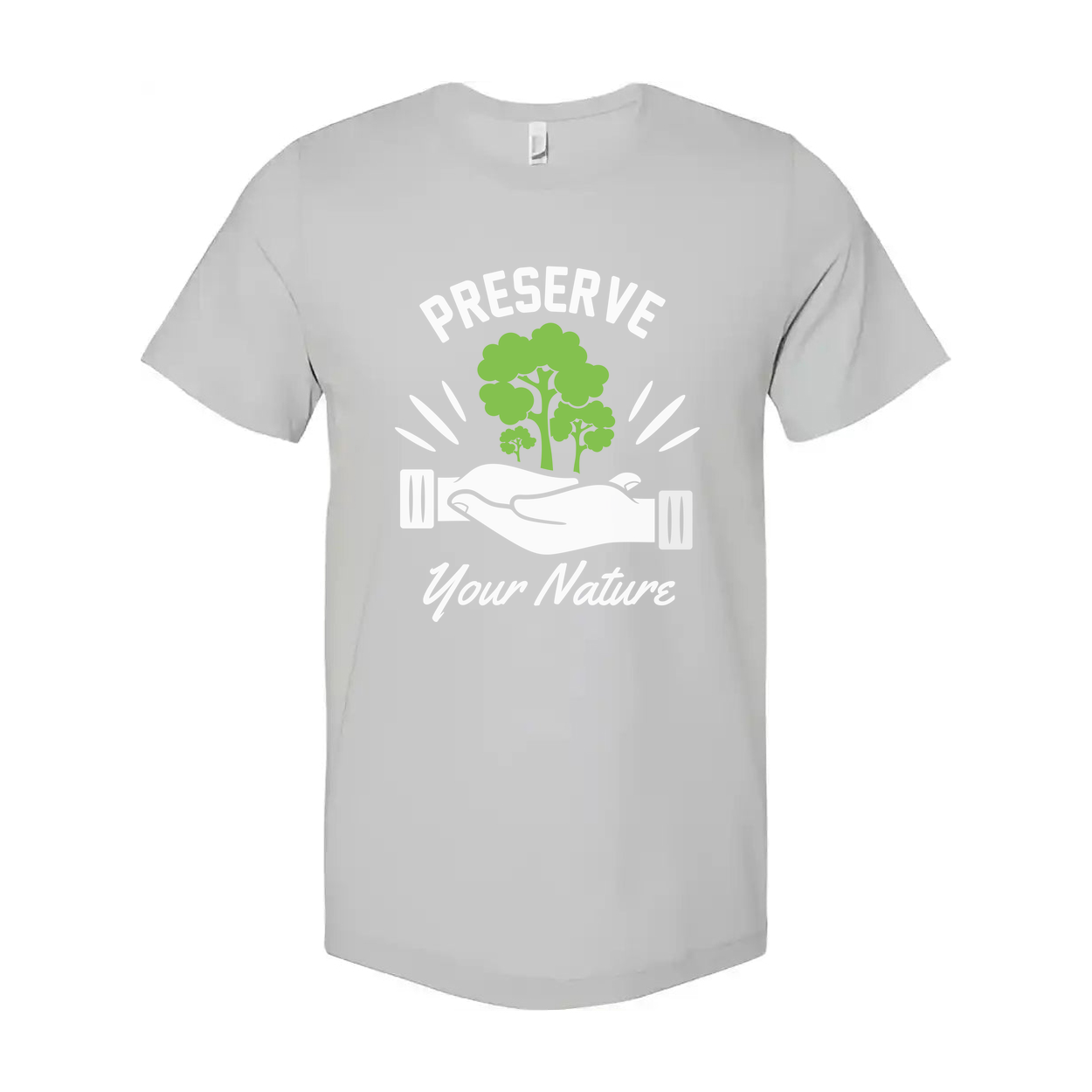 Preserve Your Nature Gardening T Shirt For Unisex Fit With Tree And Plant Design