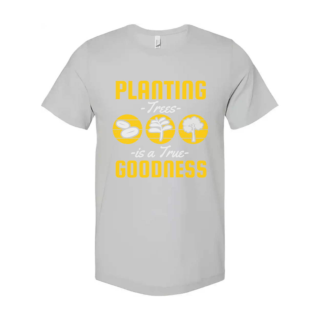 Planting Goodness Graphic Tee For Gardeners Unisex Short Sleeve T Shirt With Nature Inspired Design